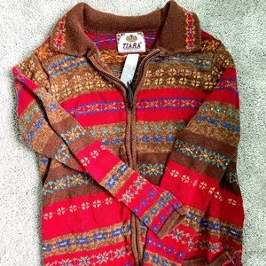 VINTAGE TRIBAL SWEATER❤️🧡💛